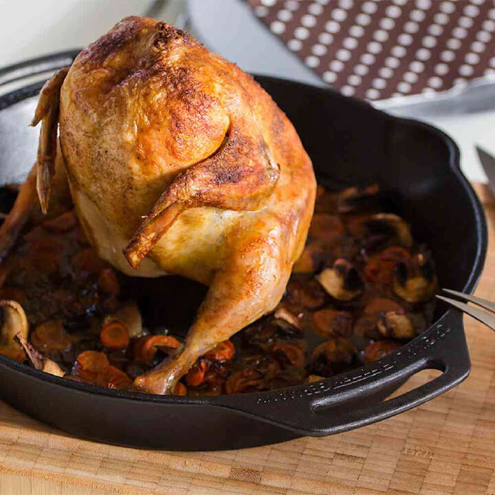 Petromax Geflügelbräter, optimale Hitzeverteilung